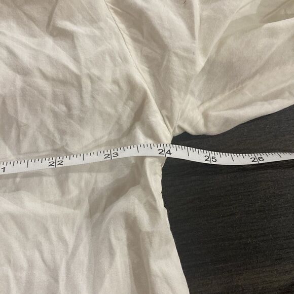 We the Free Free People XS oversized button down long sleeve high low hem shirt - Picture 6 of 7